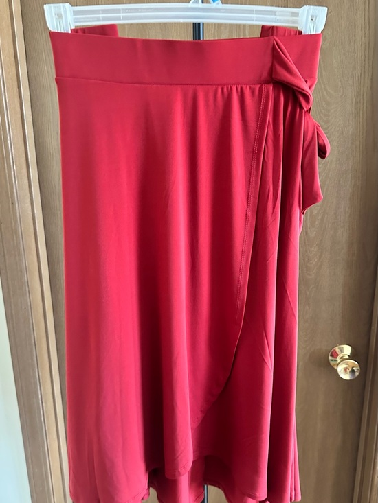 torrid Dresses & Skirts - torrid Red High-Low Wrap Skirt with Side Tie